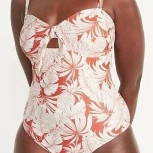 Old Navy NWT One Piece Swim Suit Size 4x Orange